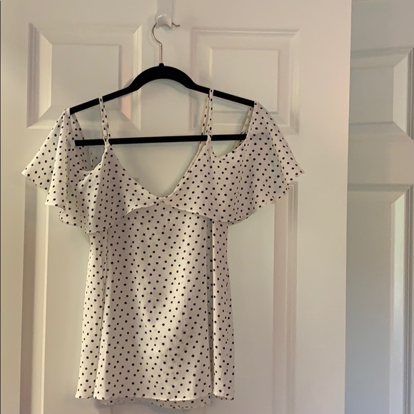 Soprano polka dot off the shoulder top - Picture 2 of 2